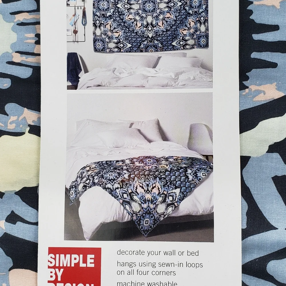 Simple By Design Kaleidoscope Mandela Wall Tapestry | NIP